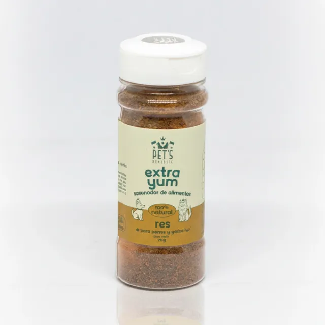Pet's Republic Saborizante Extra Yum Higado de Res 80g Sazonador para perros