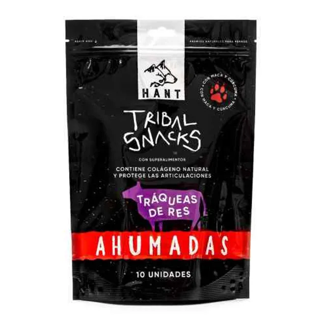 Hant Tribal Snacks Tráqueas De Res Ahumadas (10 Unidades)