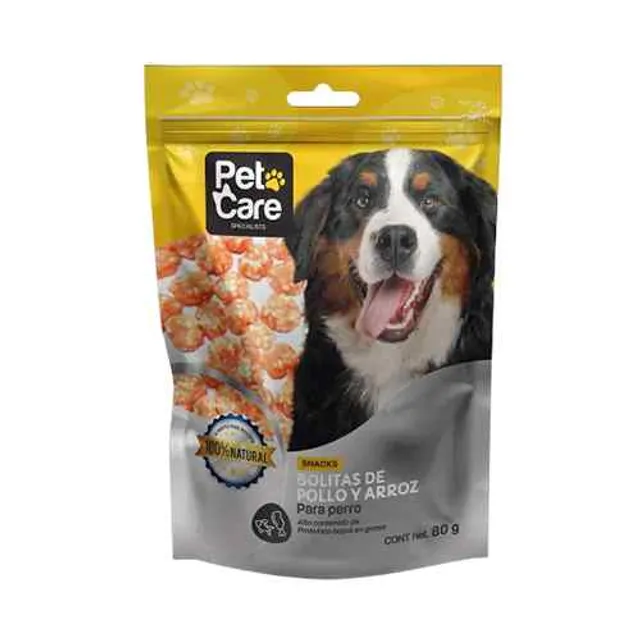 Snack Bolitas De Pollo Y Arroz X80gr