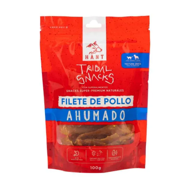 Hant Tribal Snacks Filete De Pollo Ahumado 100 g