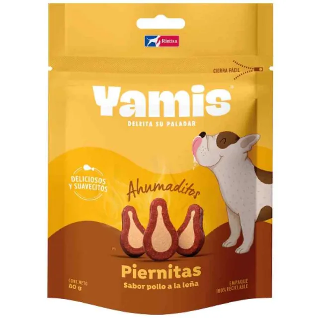 Yamis Piernitas Sb Pollo A La Leña T.Rz Ad 80Gr
