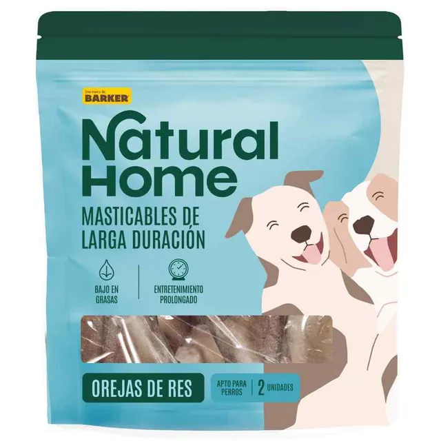 Masticable Natural de Orejas de Res (2 Und)