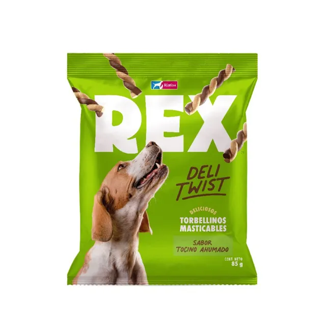 Rex deli twist sabor tocino ahumado 85g