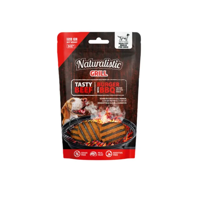 Naturalistic Grill Hamburguesa De Res Con Bbq 120 g