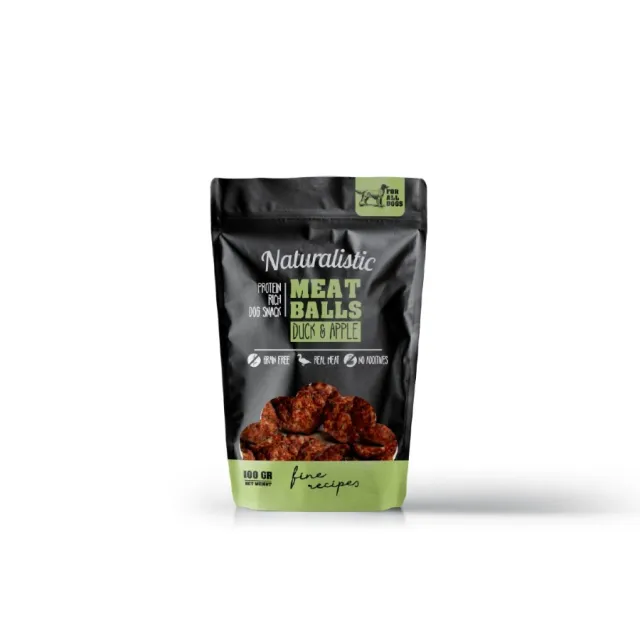 Naturalistic Fine Recipes Albóndigas De Pato Y Manzana 100 g