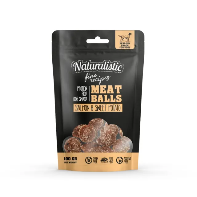 Naturalistic Fine Recipes Albóndiga De Salmón Y Camote 100 g
