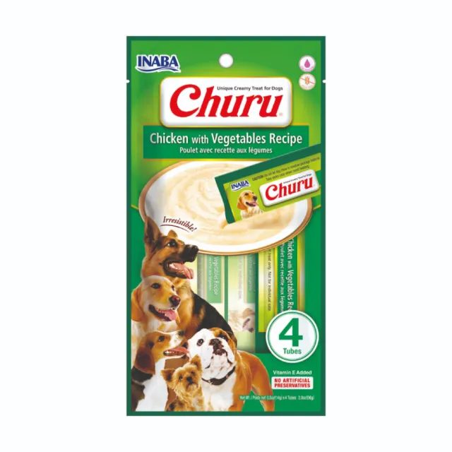 Churu Perro Chicken/Vegetal (4 Unidades)