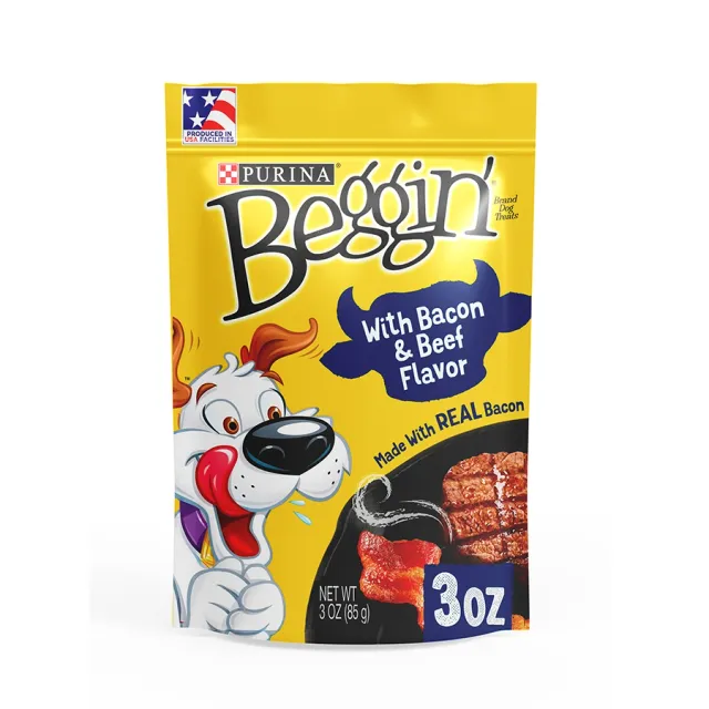 Beggin Snack Para Perros Sabor A Carne Con Tocino 85Gr