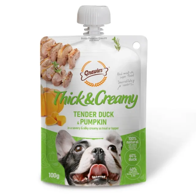Gnawlers Thick & Creamy With Pato Y Calabaza (100 Gr)