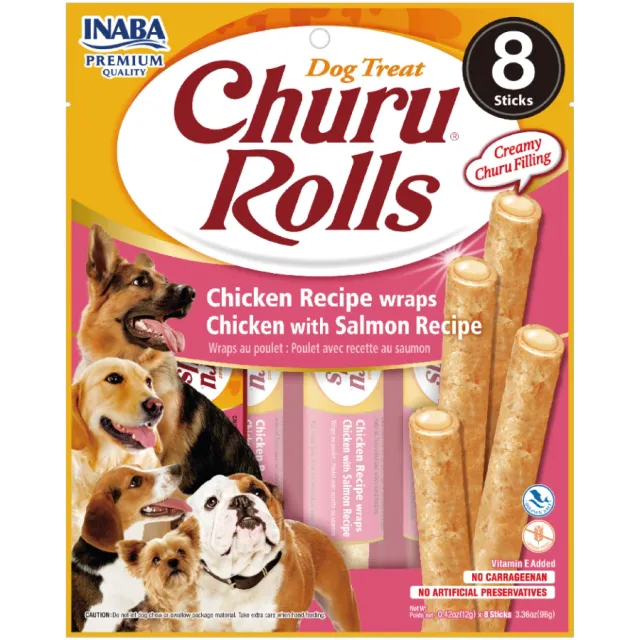 Churu Bocaditos Para Perros Pollo Con Salmon 8 Unidades