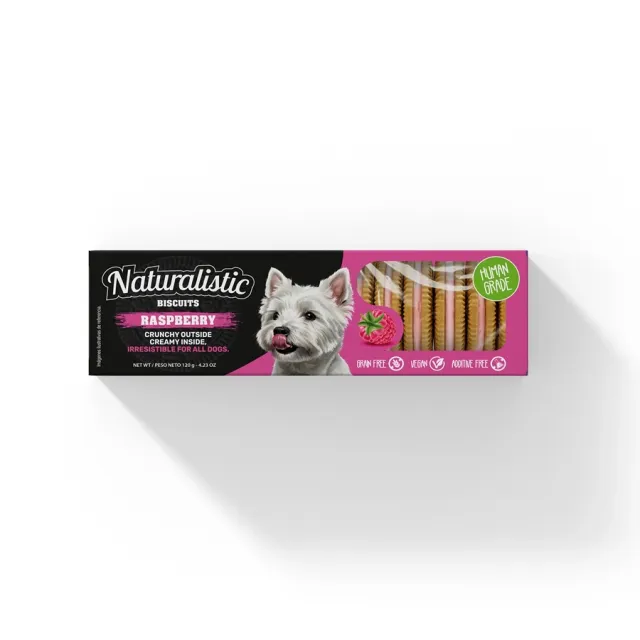 Naturalistic Biscuits Crema Frambuesa 120 Gr