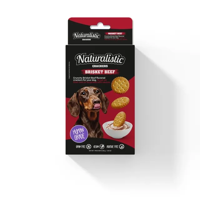 Naturalistic Crackers Pecho De Res 200 Gr