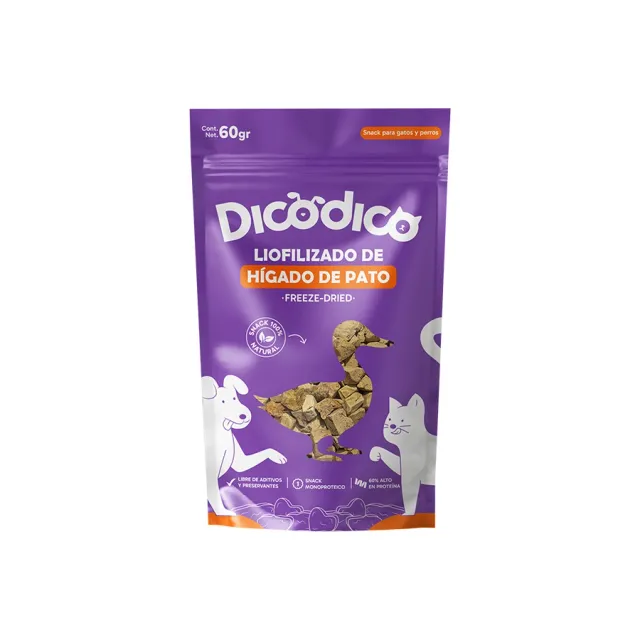 Liofilizado Higado De Pato Dicodico Freeze Dried