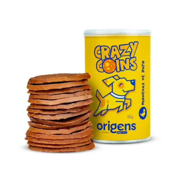 Snack Perros - Crazy Coins - Monedas De Pato 130 Gr