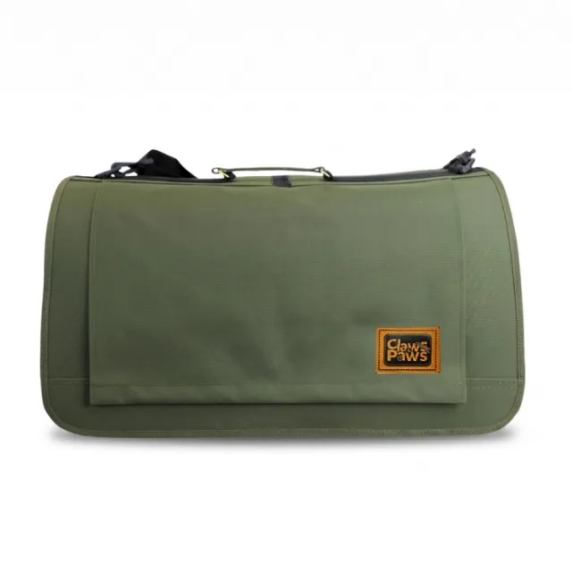 Claws & Paws Transportador De Tela Talla 4 Verde