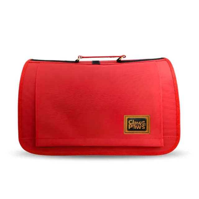 Claws & Paws Transportador De Tela Talla 3 Rojo