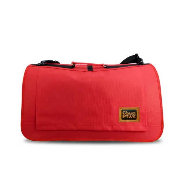 Claws & Paws Transportador De Tela Talla 4 Rojo