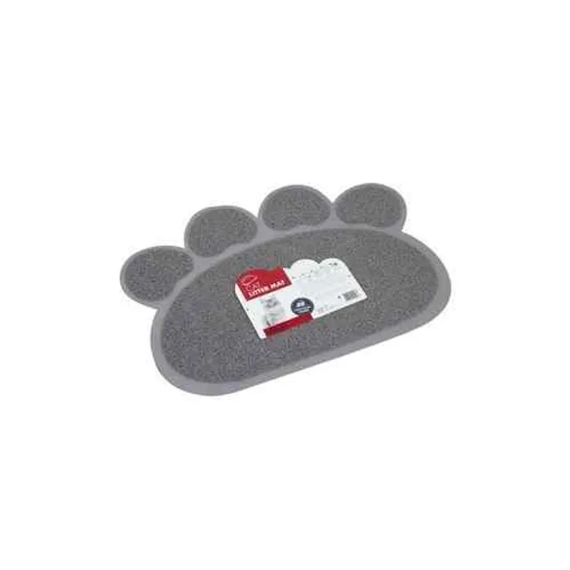 Paw alfombra para arenero gris 60 x 45 cm