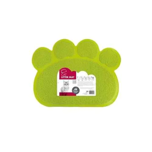 Paw alfombra para arenero verde 60 x 45 cm