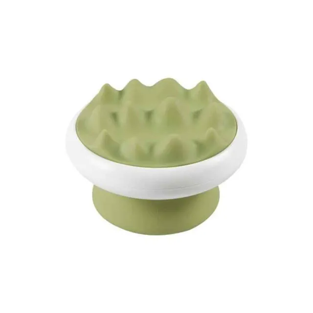 Peine Masajeador Con Dientes Gruesos – Verde