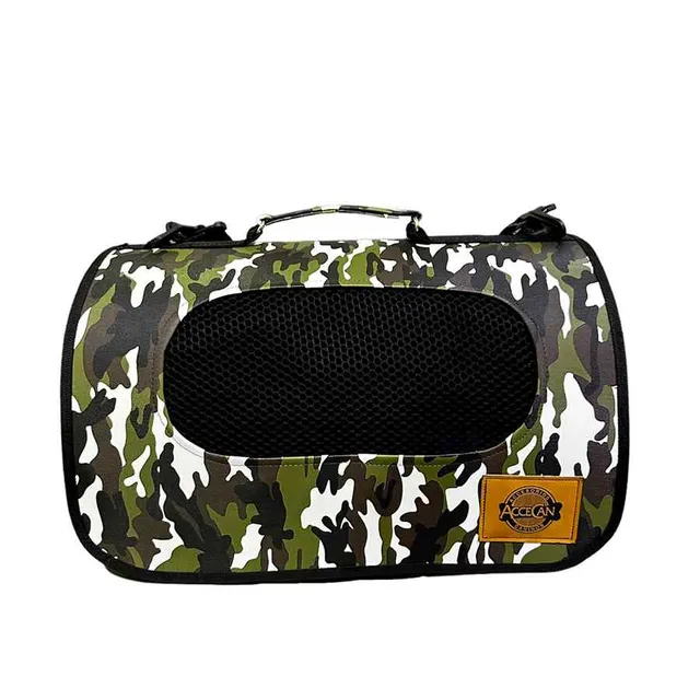 Accecan Transportador De Cuerina Militar Talla L
