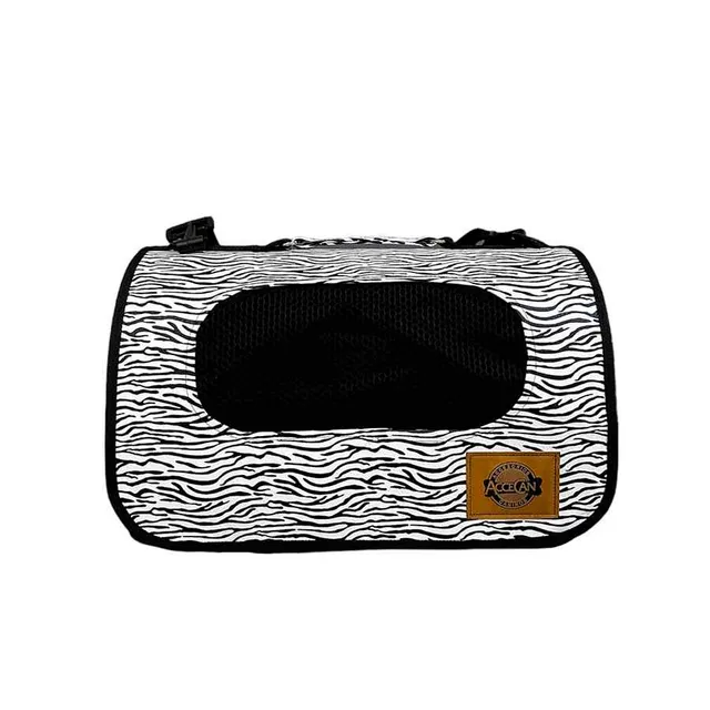 Accecan Transportador De Cuerina Zebra Talla M