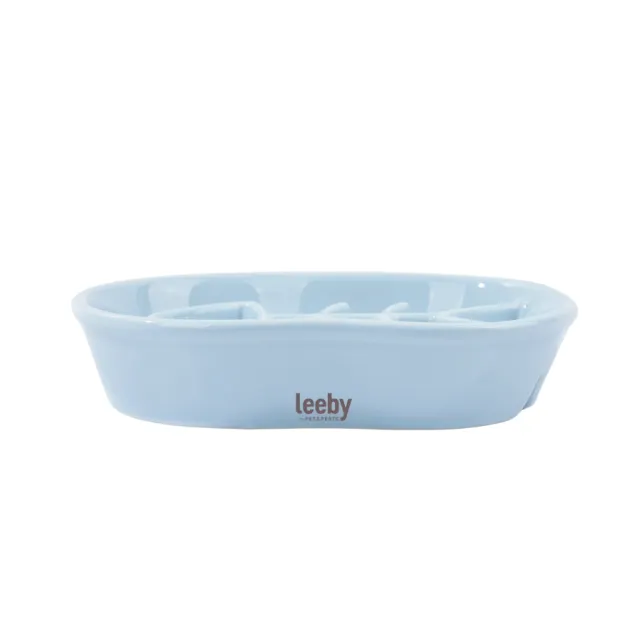 Tazón Comedero Cerámico Leeby Con Forma De Pez 240 Ml