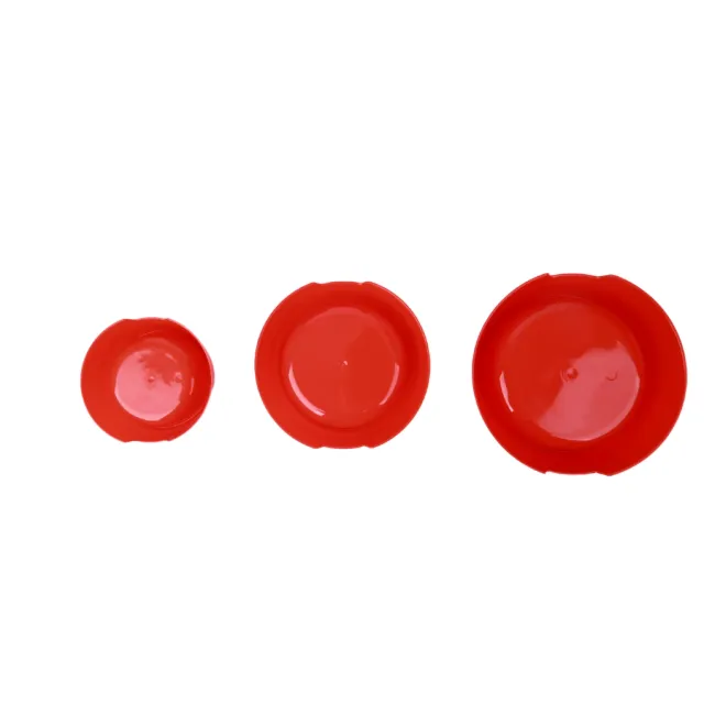 Comedero Plástico Rojo Para Mascota Leeby Talla S