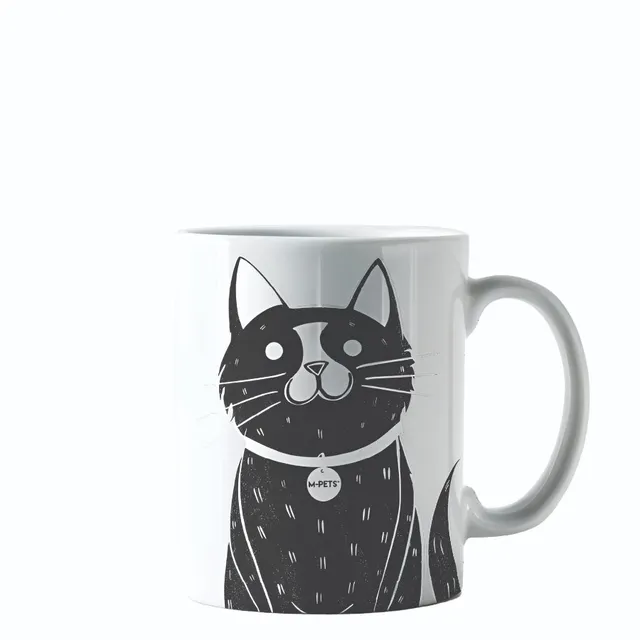Petjoy Taza Moonpie Monochrome 350 Ml