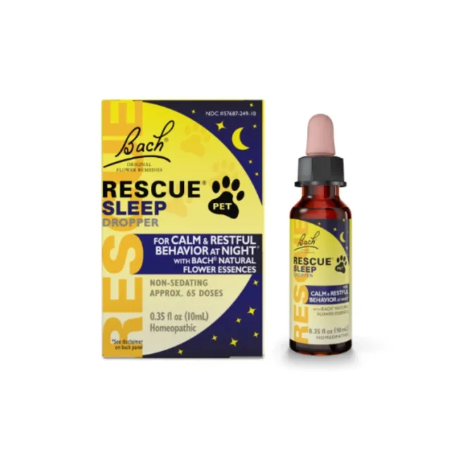 Rescue Night Pet 10 ml Gotas (Cuentagotas Para Dormir Para Mascotas)