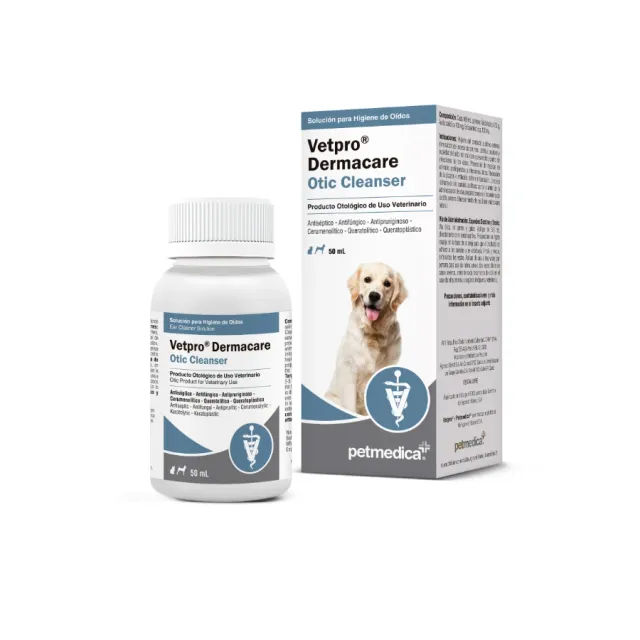 Vetpro Dermacare Otic Cleanser (X 50 Ml)