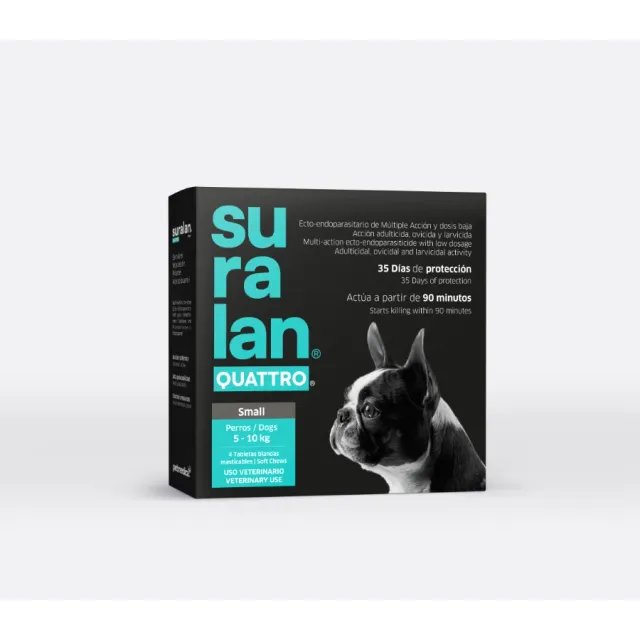 Suralan Quattro Small Antiparasitario 4 Tabs