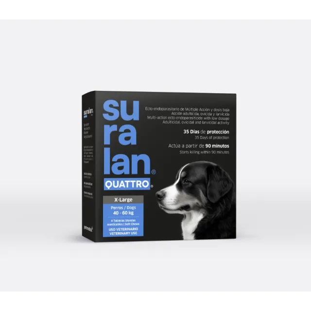 Suralan Quattro X-Large Antiparasitario 4 Tabs