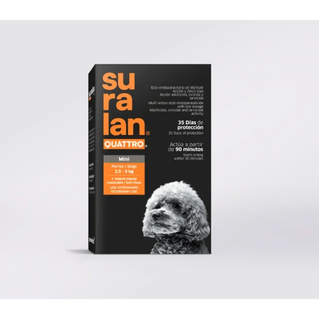 Suralan Quattro Mini Antiparasitario 1 Tab