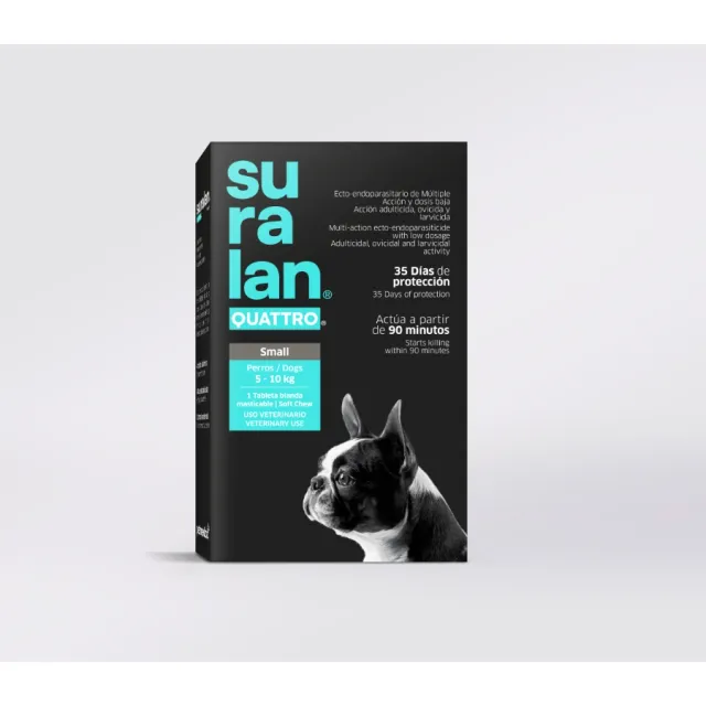 Suralan Quattro Small Antiparasitario 1 Tab