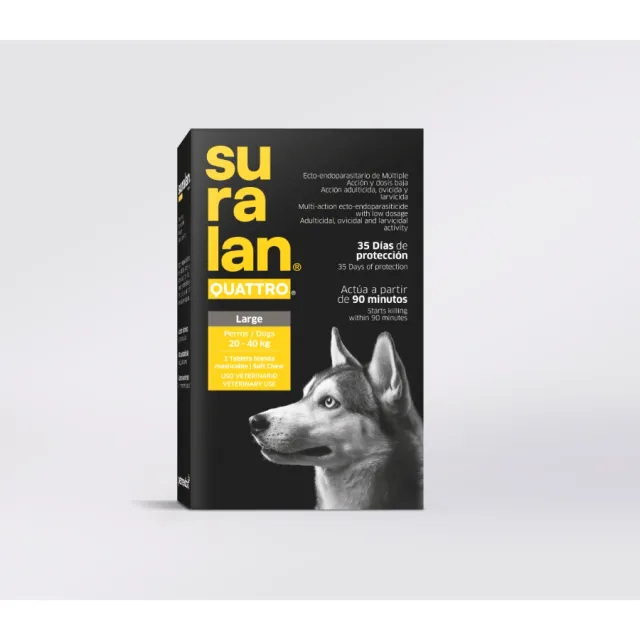 Suralan Quattro Large Antiparasitario 1 Tab