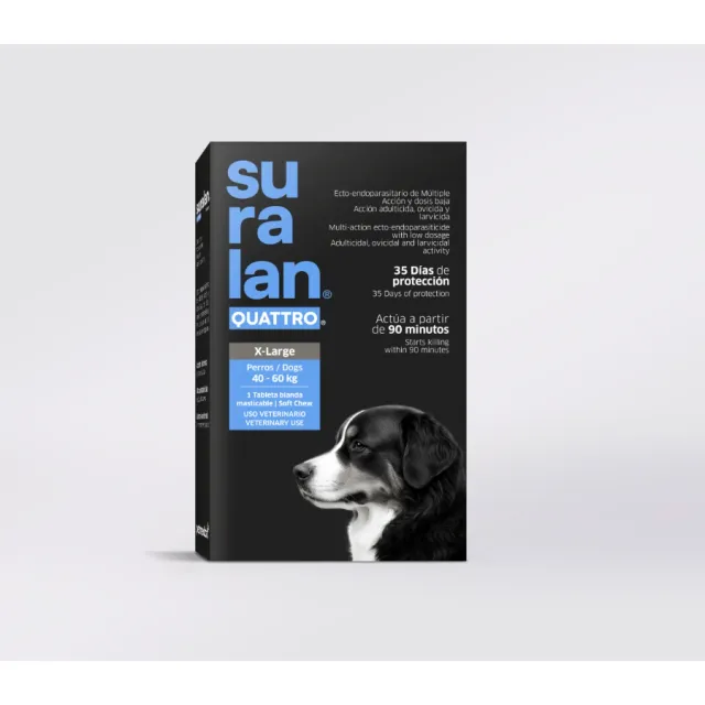 Suralan Quattro X-Large Antiparasitario 1 Tab