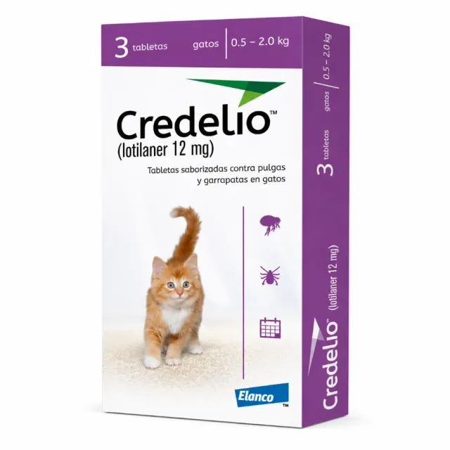 Credelio Gato Saborizado Vainilla 12Mg (0.5 A 2Kg)