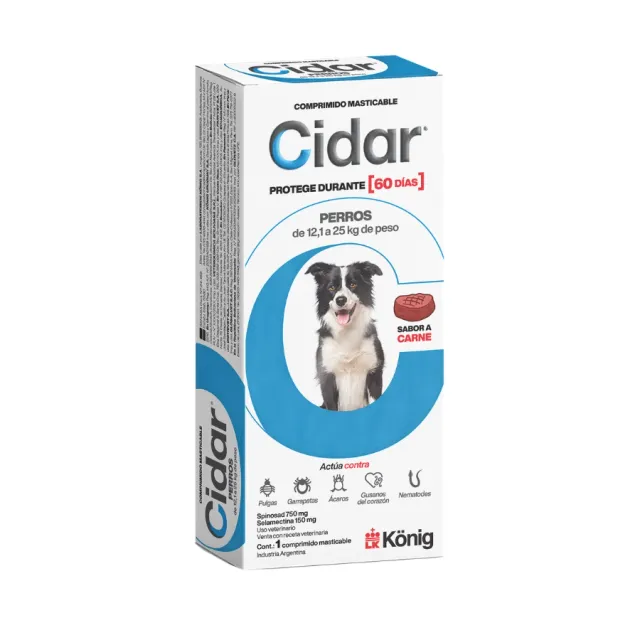 Cidar Perro 12.1 A 25Kg